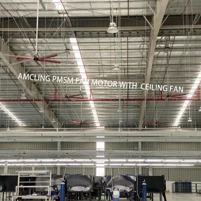 220V 750W постоянный магнит синхронный AC HVLS потолок охлаждения BLDC PMSM вентилятор двигатель