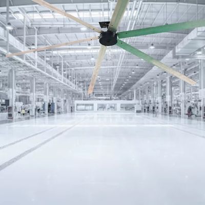 Тихий и мощный 24ft 1500W BLDC двигатель охлаждающего вентилятора для промышленного HVLS потолочного вентилятора