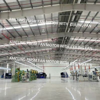 800 м3/ч объем воздуха PMSM Мотор Гигант HVLS вентилятор 8ft 10ft 16ft 20ft 24ft 1.5kw 220v 380v