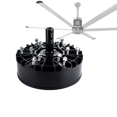 HVLS постоянный двигатель большой черный 220v 380v 1500w большой охлаждающий потолок промышленный вентилятор от AMCLING