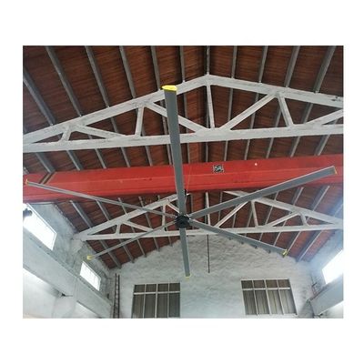 OEM Бесплатное обслуживание 1500w Вентиляторный мотор для больших промышленных потолков охлаждения Длина вентилятора 3-8M